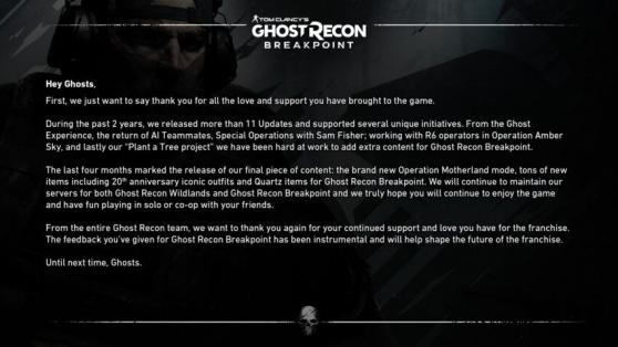 Ubisoft abandons NFT support for Ghost Recon Breakpoint