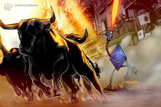 Bearish head and shoulders pattern forces Ethereum traders to re-adjust their price targets 