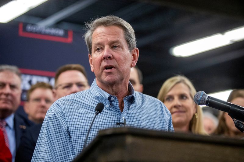 Analysis-Harangued by Trump, Georgia's governor poised to rebuke him in midterm vote