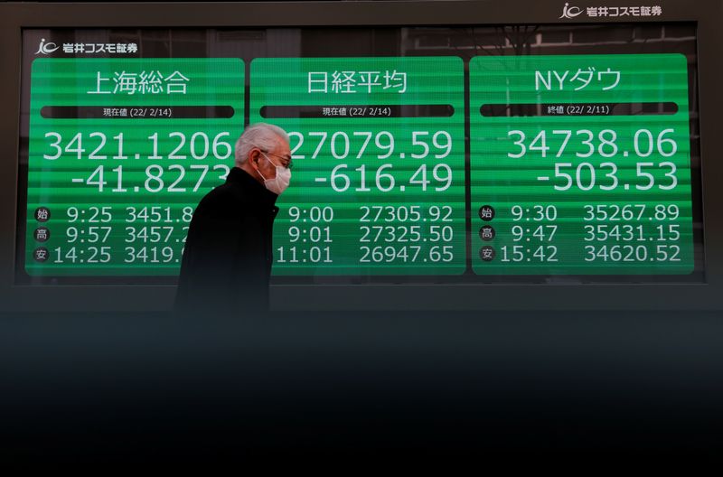 Asia shares join global rebound as Fed hike fears ease, China tech boost