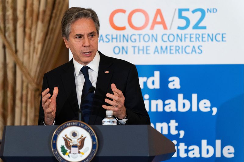 Blinken to outline U.S. China policy in speech on Thursday