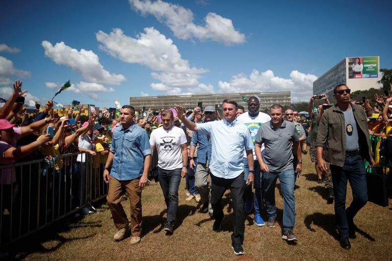 Brazil's Bolsonaro, Lula competing rallies a preview of presidential campaign