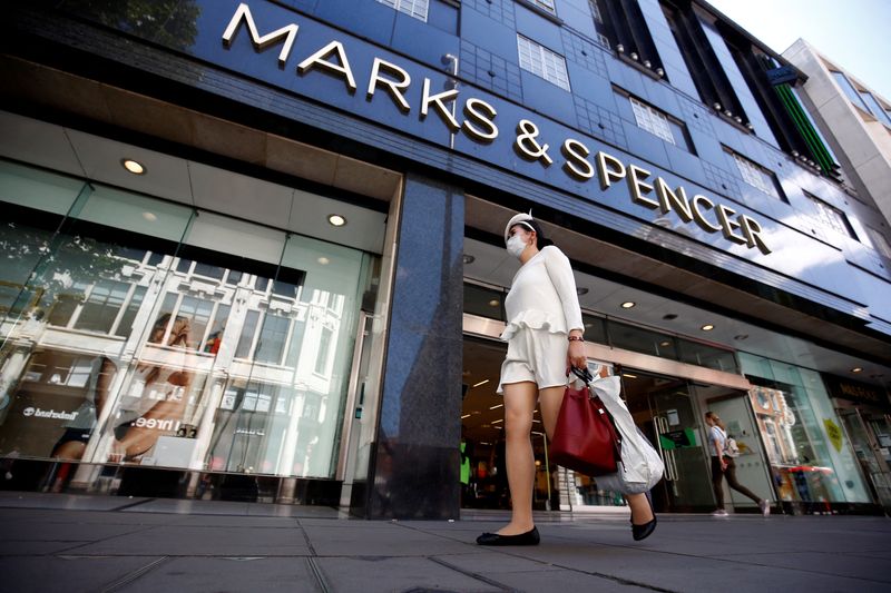 Britain's M&S warns on outlook as profit jumps