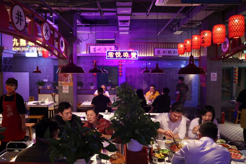 China's services activity falls at second sharpest rate on record - Caixin PMI