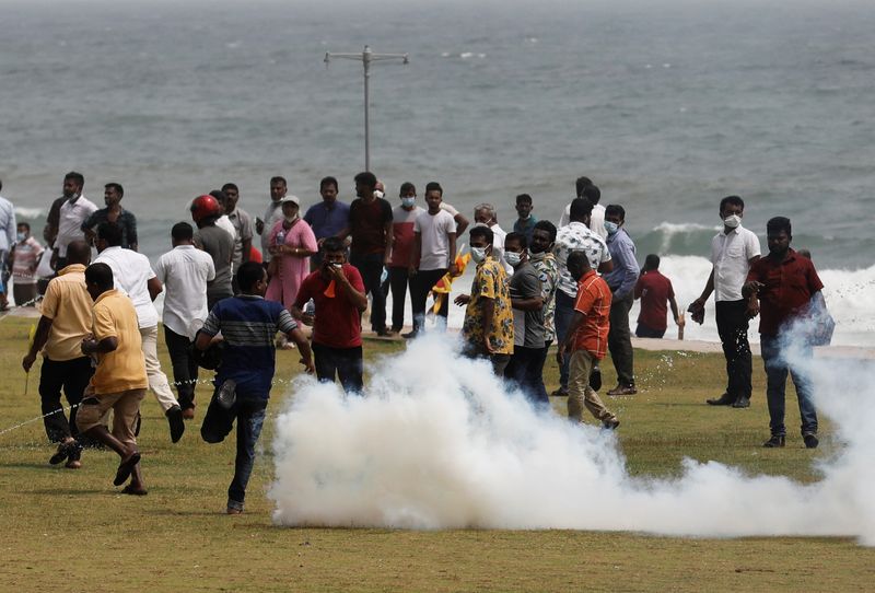 Curfew imposed across Sri Lanka after clashes in commercial capital