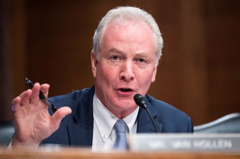 Democratic Senator Van Hollen says he has left hospital after minor stroke