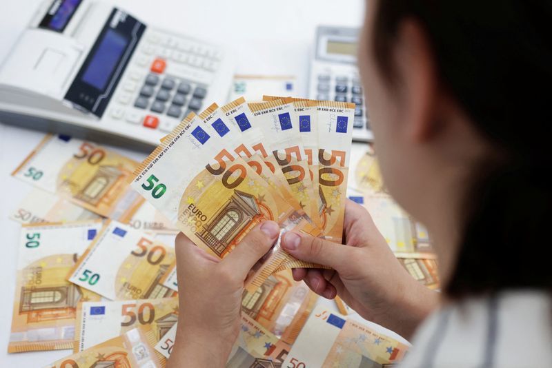 Euro set for best monthly gain in a year ahead of inflation data