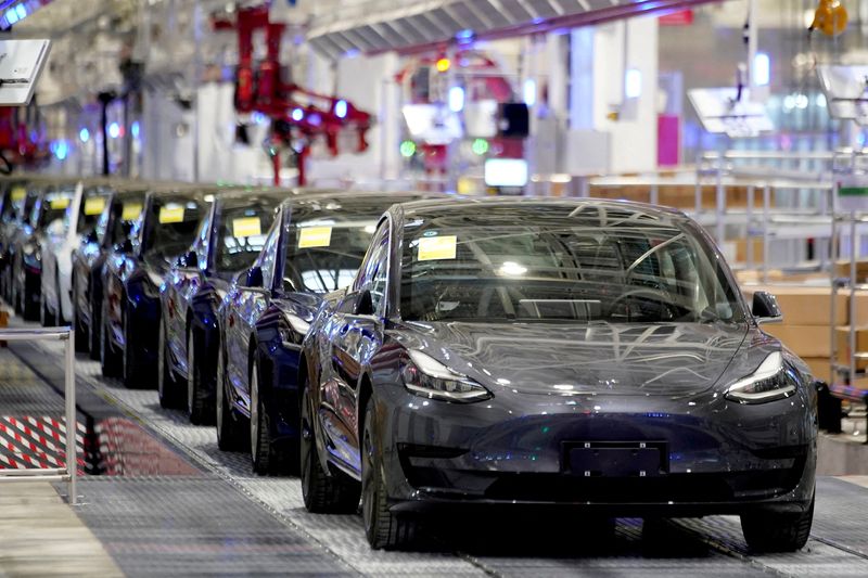 Exclusive-Tesla halts production at Shanghai plant due to supply issues - sources