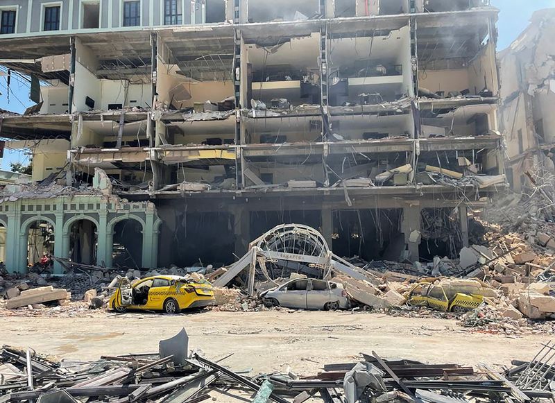 Explosion hits hotel in downtown Havana - Cuban state media