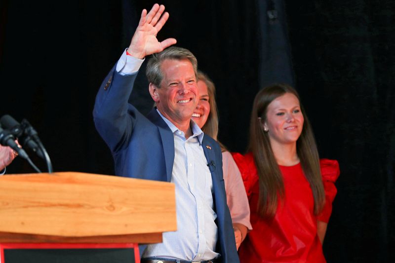 Georgia Republicans seen dealing Trump first major defeat in midterm endorsements