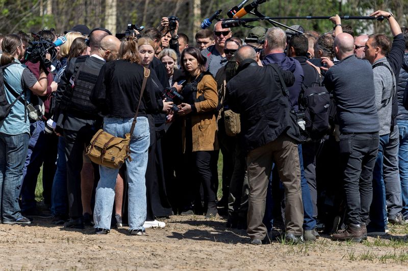 German minister demands justice for Bucha victims on visit to Ukraine