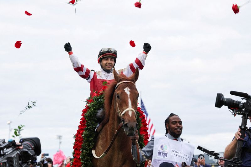 Horse racing-Rich Strike 'looking great' after stunning Kentucky Derby win