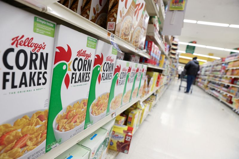 Kellogg raises annual sales forecast boosted by price increases