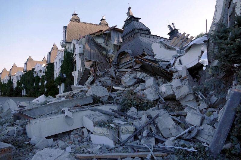 Missiles pound Ukraine's Odesa after Russia marks WW2 victory