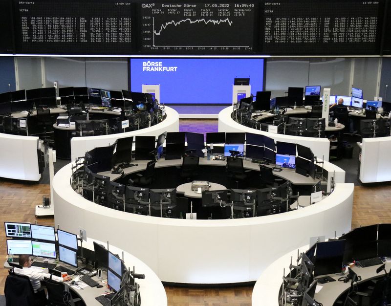 Retailers drag European shares lower after overnight Wall St jolt