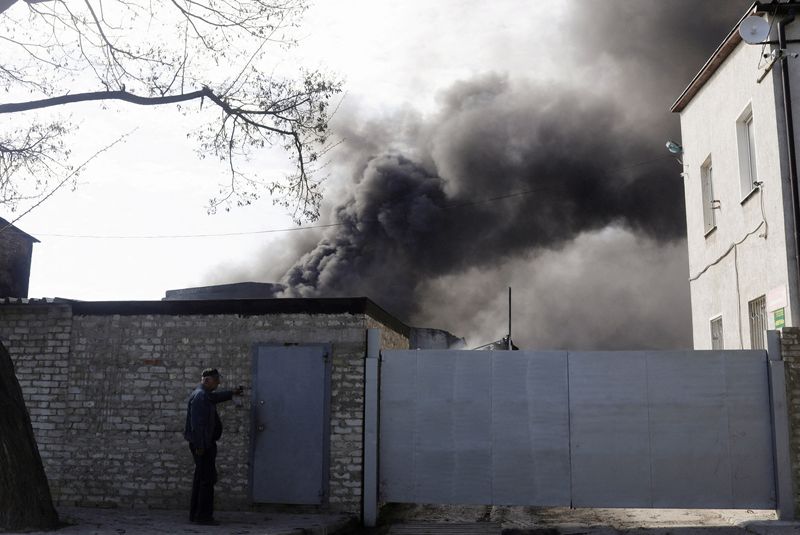 Russia says Ukraine shells its own civilians; some evacuations in Maripol