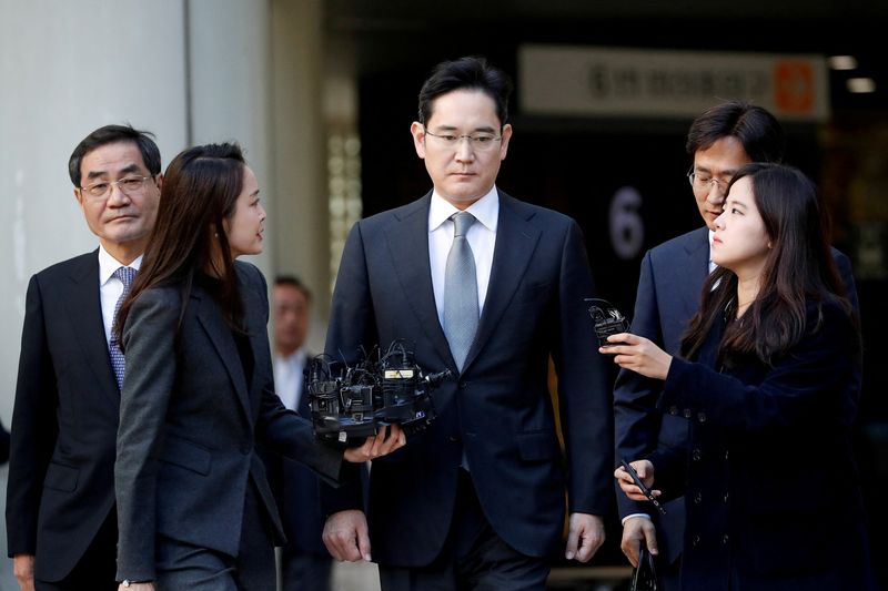 Samsung leader Lee excused from trial hearing as Biden to tour S.Korea chip plant