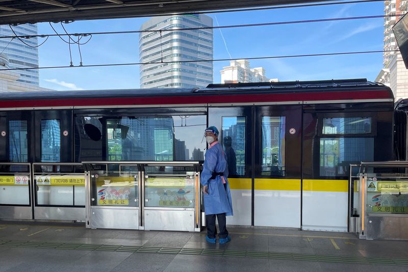 Shanghai reopens some public transport, still on high COVID alert