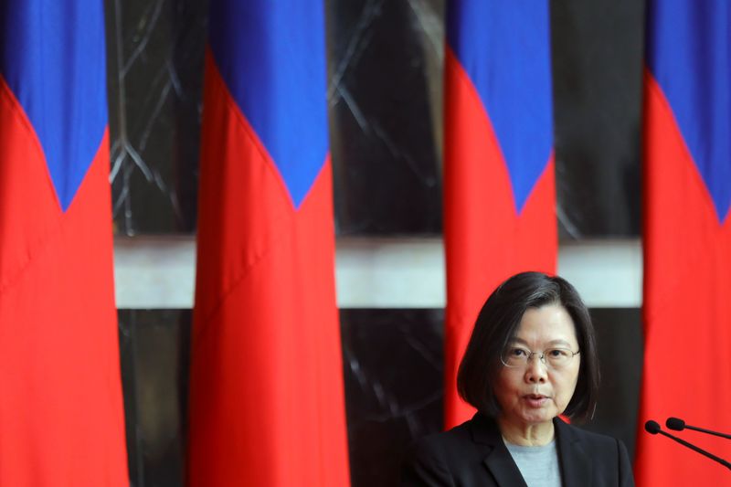 Tsai says U.S. National Guard planning 'cooperation' with Taiwan military