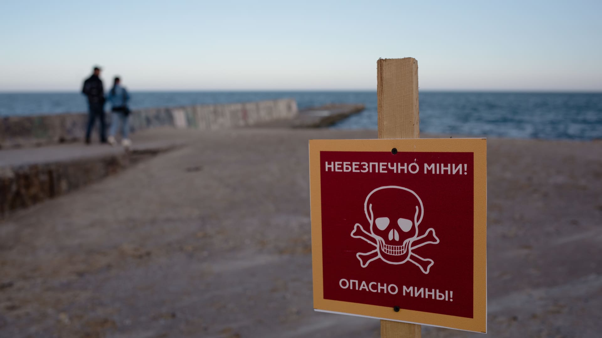 Russia and Ukraine battle over underwater mines in the Black Sea