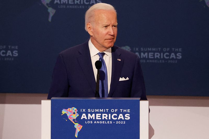 Biden urges Congress to pass bills to cut costs to curb inflation