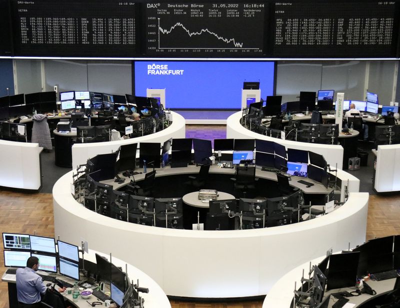 European shares tick higher on bank, auto boost