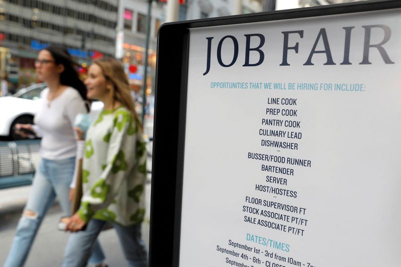 U.S. job openings fall in April, but still high