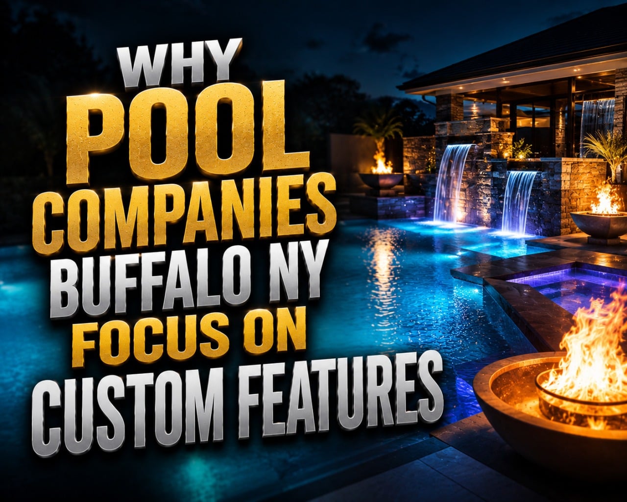 Why Pool Companies Buffalo NY Focus on Custom Features